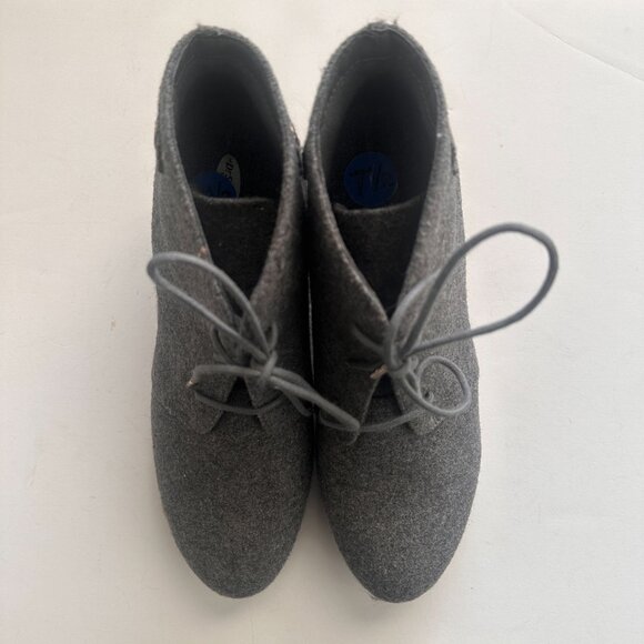 Dr. Scholl's Women's Create Wedge Bootie Shoes Mid Grey Size 7.5 - Picture 3 of 10